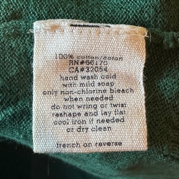 SALE 2/15 silence + noise - Open Front, Short Sleeve Cardigan, Green, Size Small - Picture 6 of 6